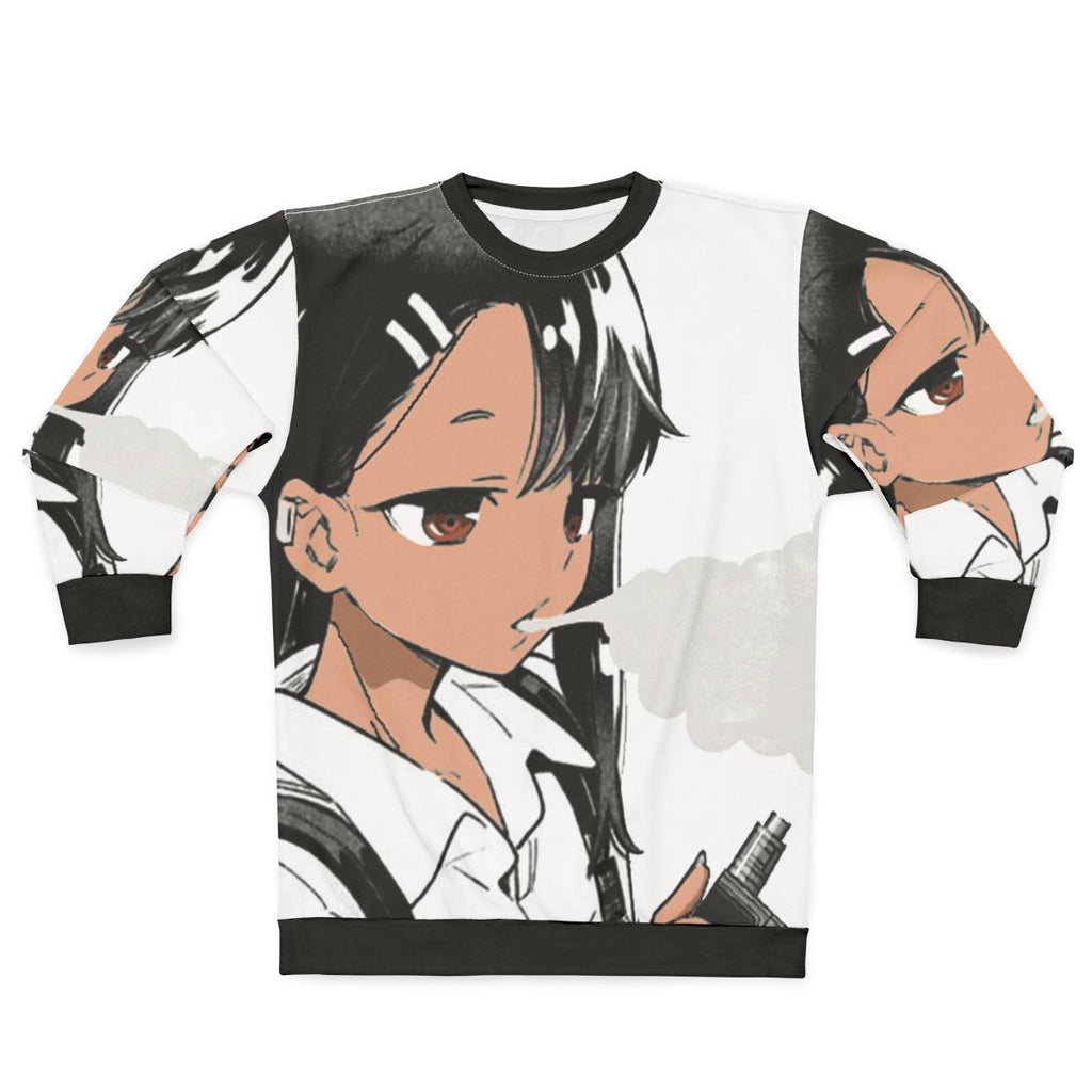 Anime Vaping Sweatshirt featuring Nagatoro character