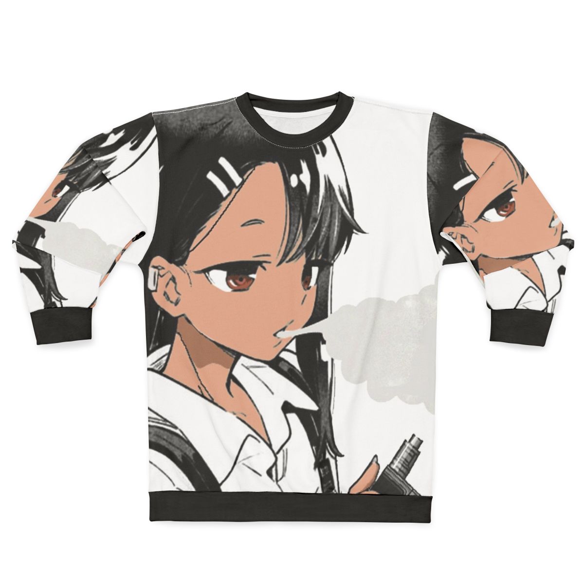 Anime Vaping Sweatshirt featuring Nagatoro character