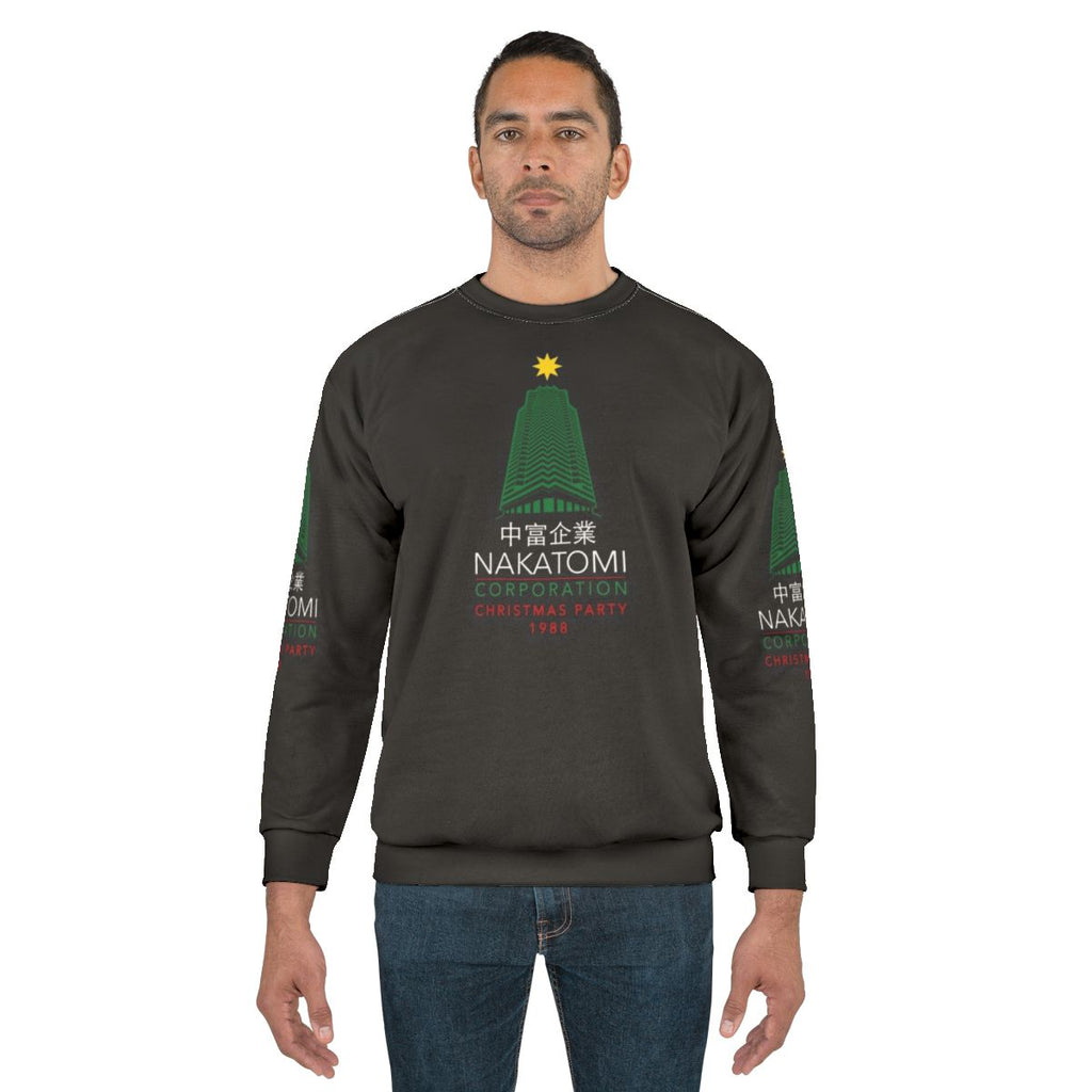 Nakatomi Corporation Christmas Party Die Hard Retro 80s Sweatshirt
