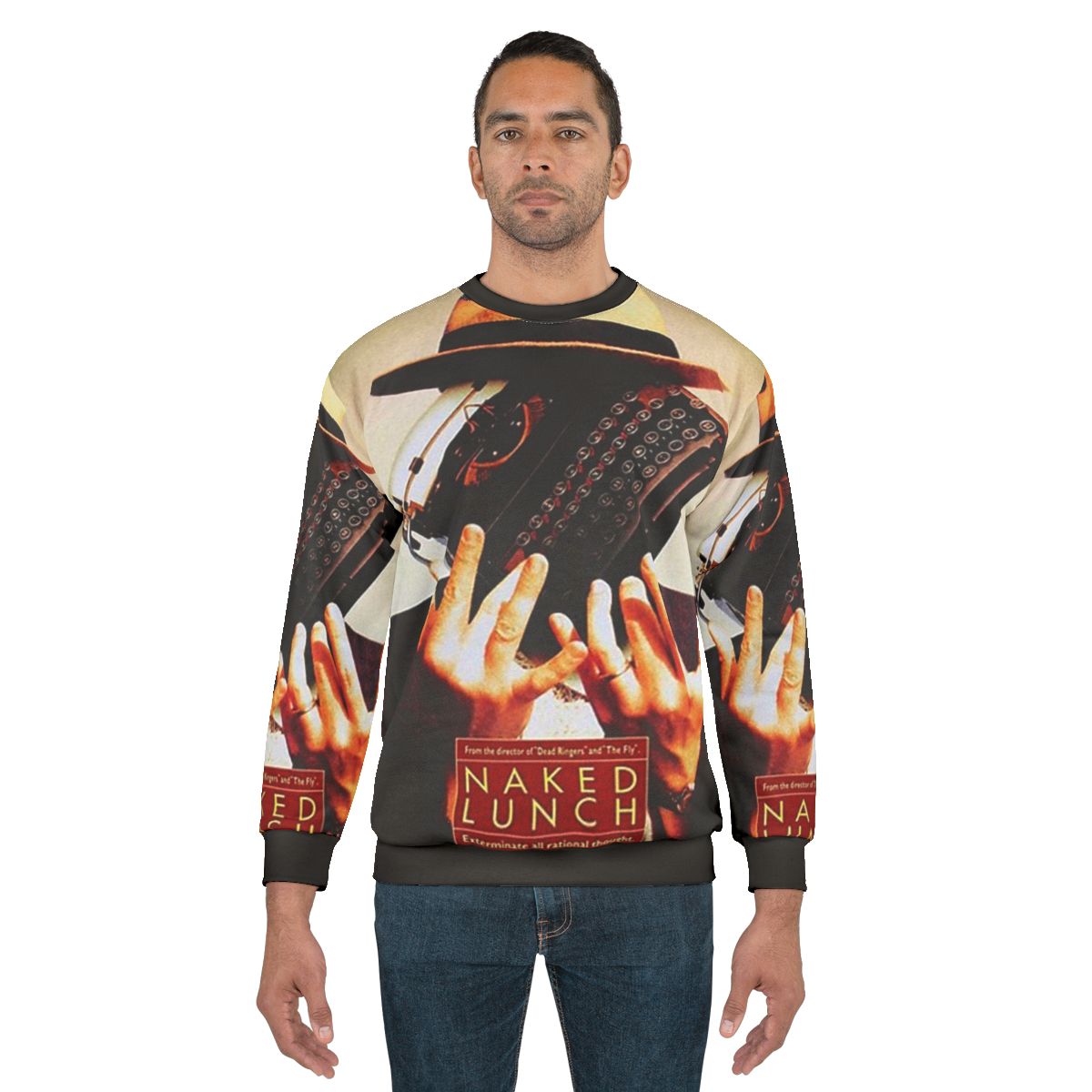 Vintage Naked Lunch Horror Movie Sweatshirt