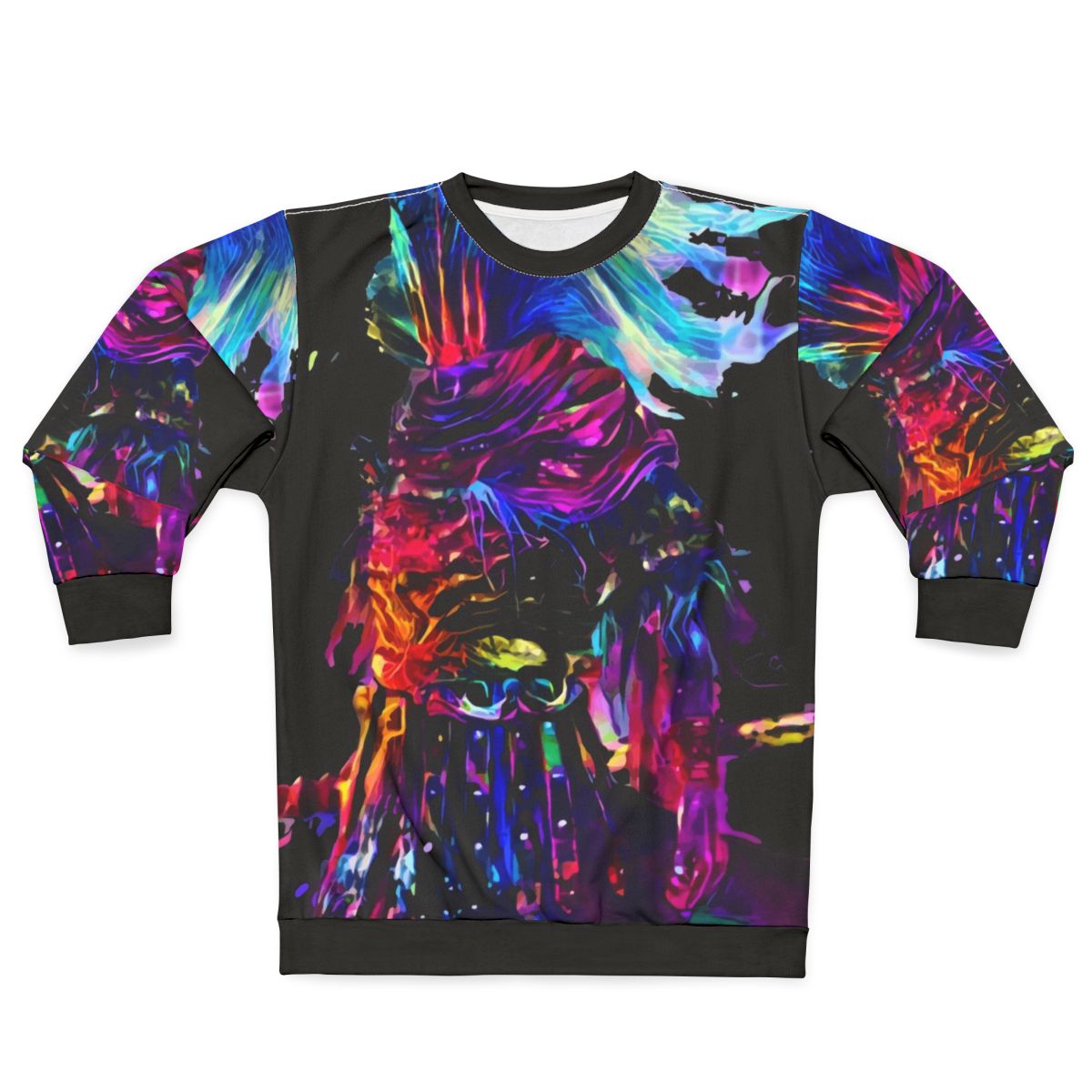 Synthwave King Dark Fantasy Gaming Sweatshirt