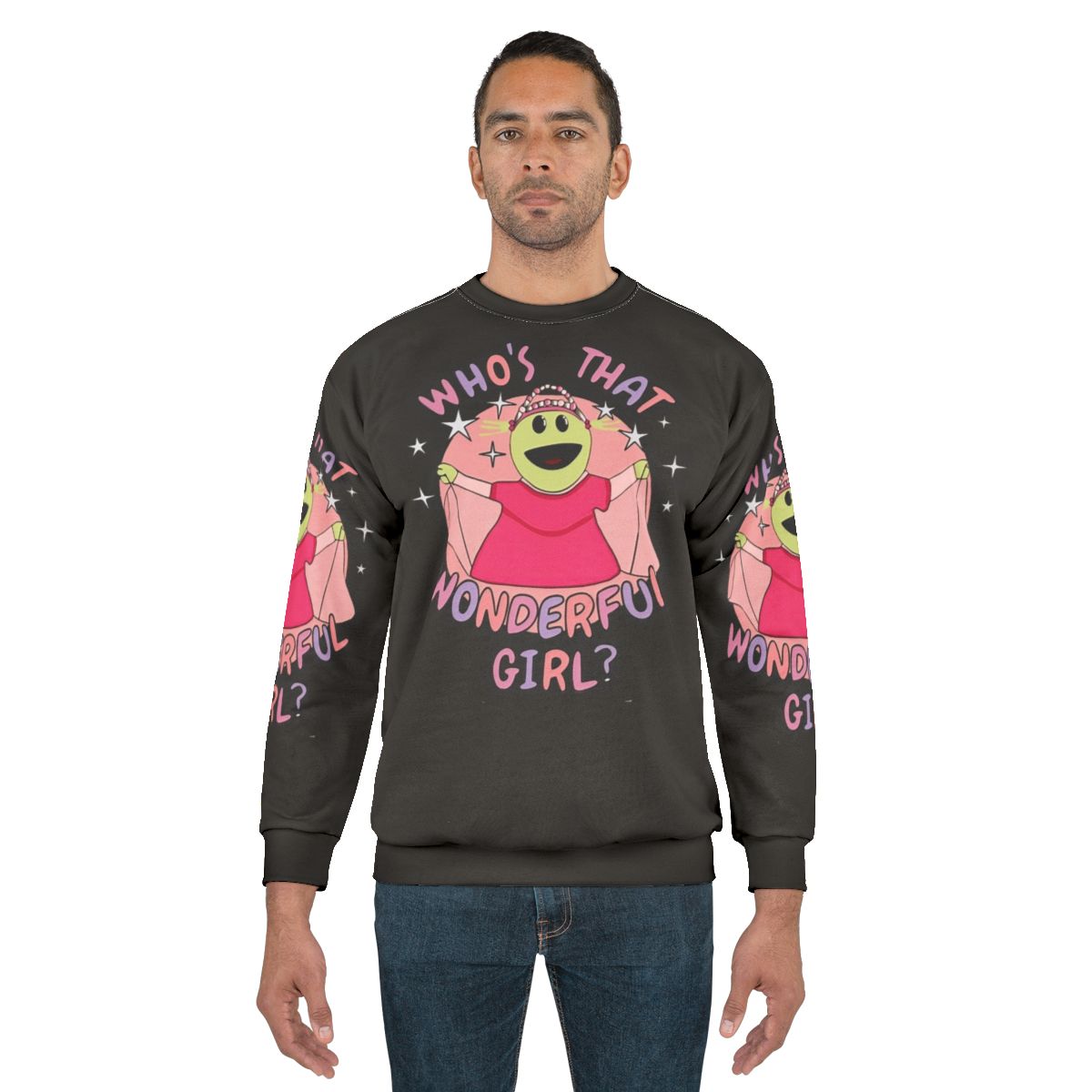 Nanalan Wonderful Girl Peepo Cartoon Sweatshirt