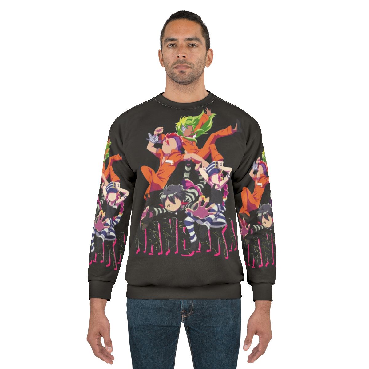 Nanbaka Anime Sweatshirt with Numbers Design