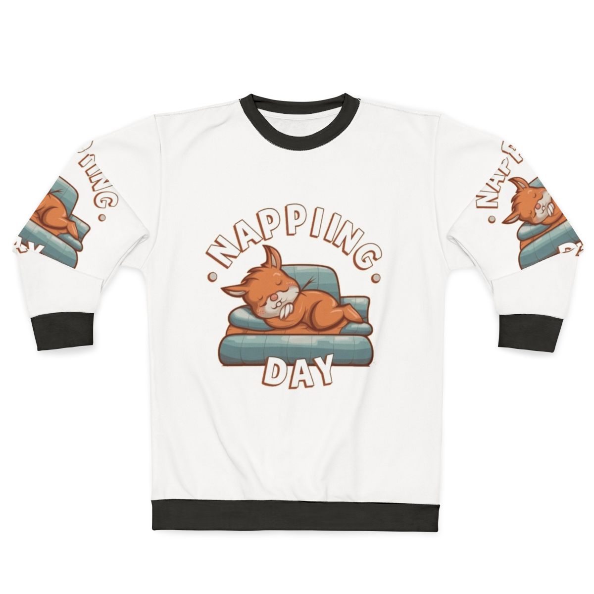 Napping day sweatshirt with text "Sleep Is My Hobby"