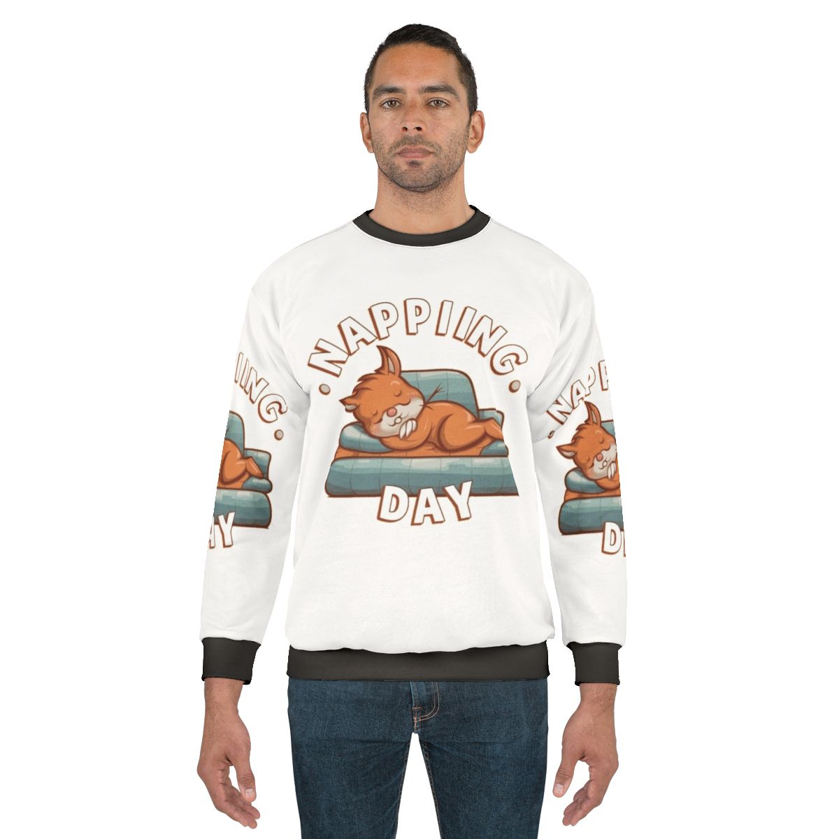 Napping day sweatshirt with text "Sleep Is My Hobby"