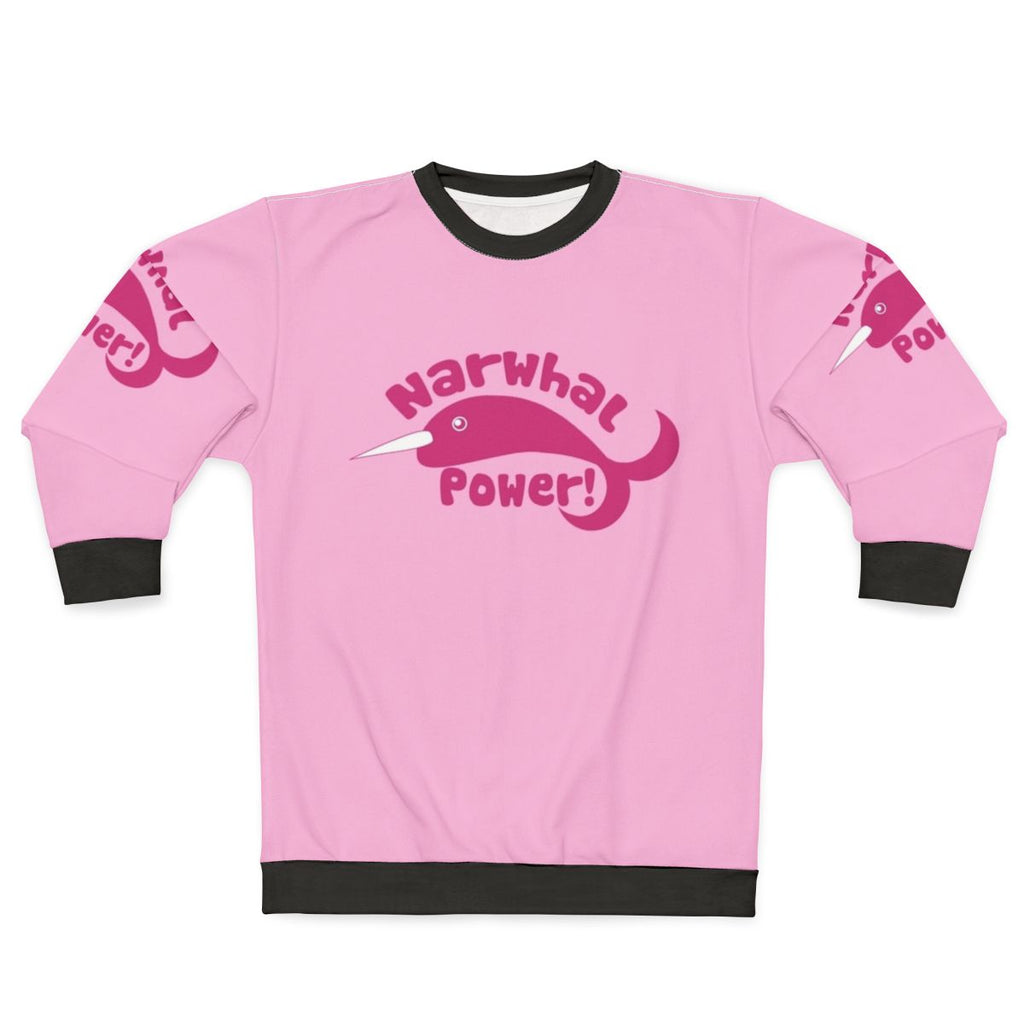 Narwhal Power Sweatshirt with Cute and Retro Design