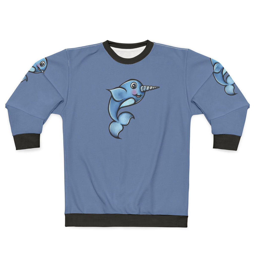 Narwhal Sweatshirt with Cute Arctic Animal Design