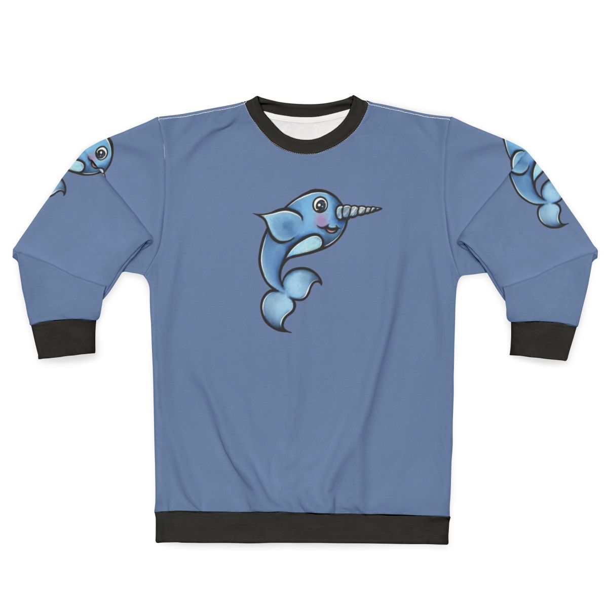 Narwhal Sweatshirt with Cute Arctic Animal Design
