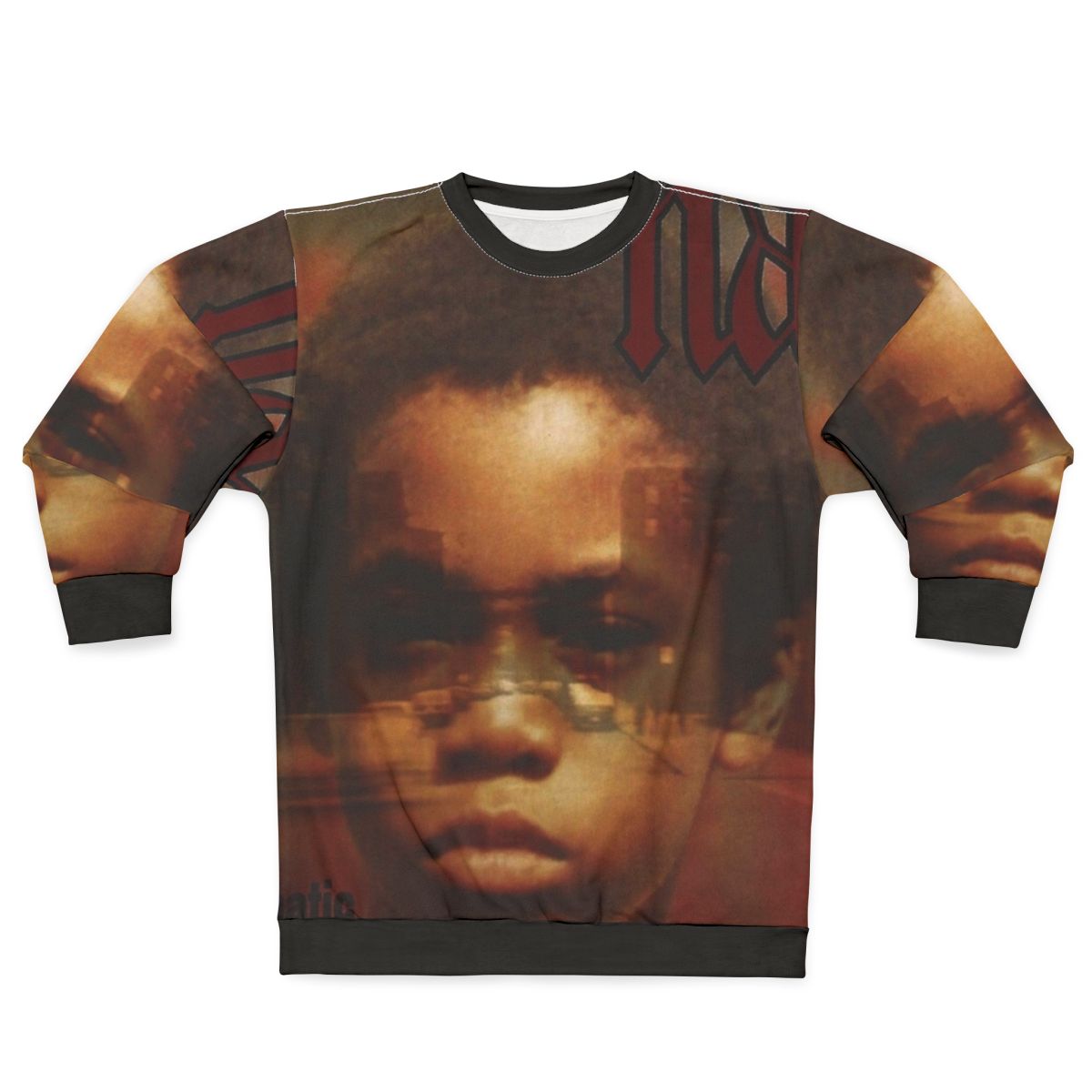 Vintage Nas Illmatic Album Cover Art Sweatshirt
