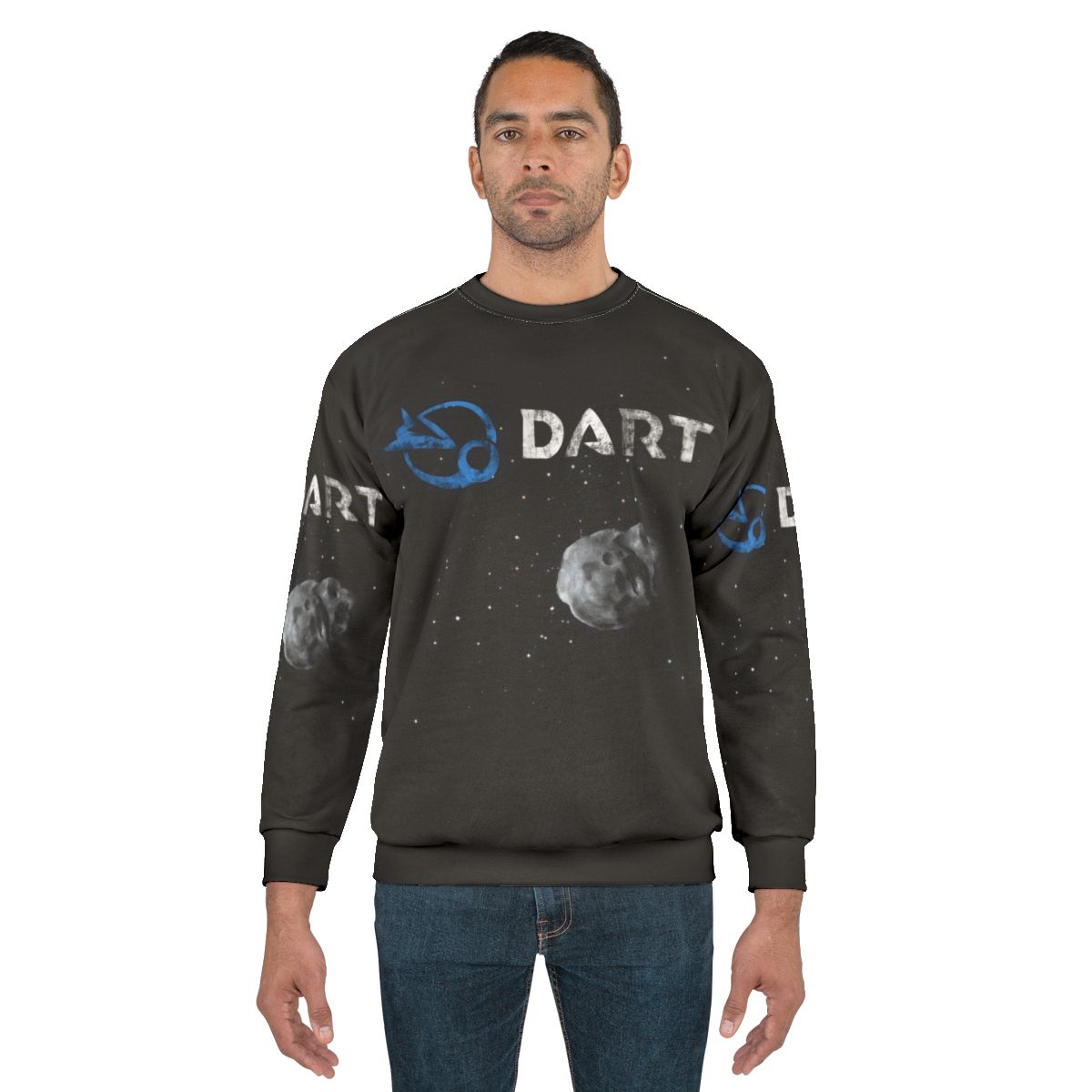 NASA DART Mission Asteroid Impact Illustration Sweatshirt