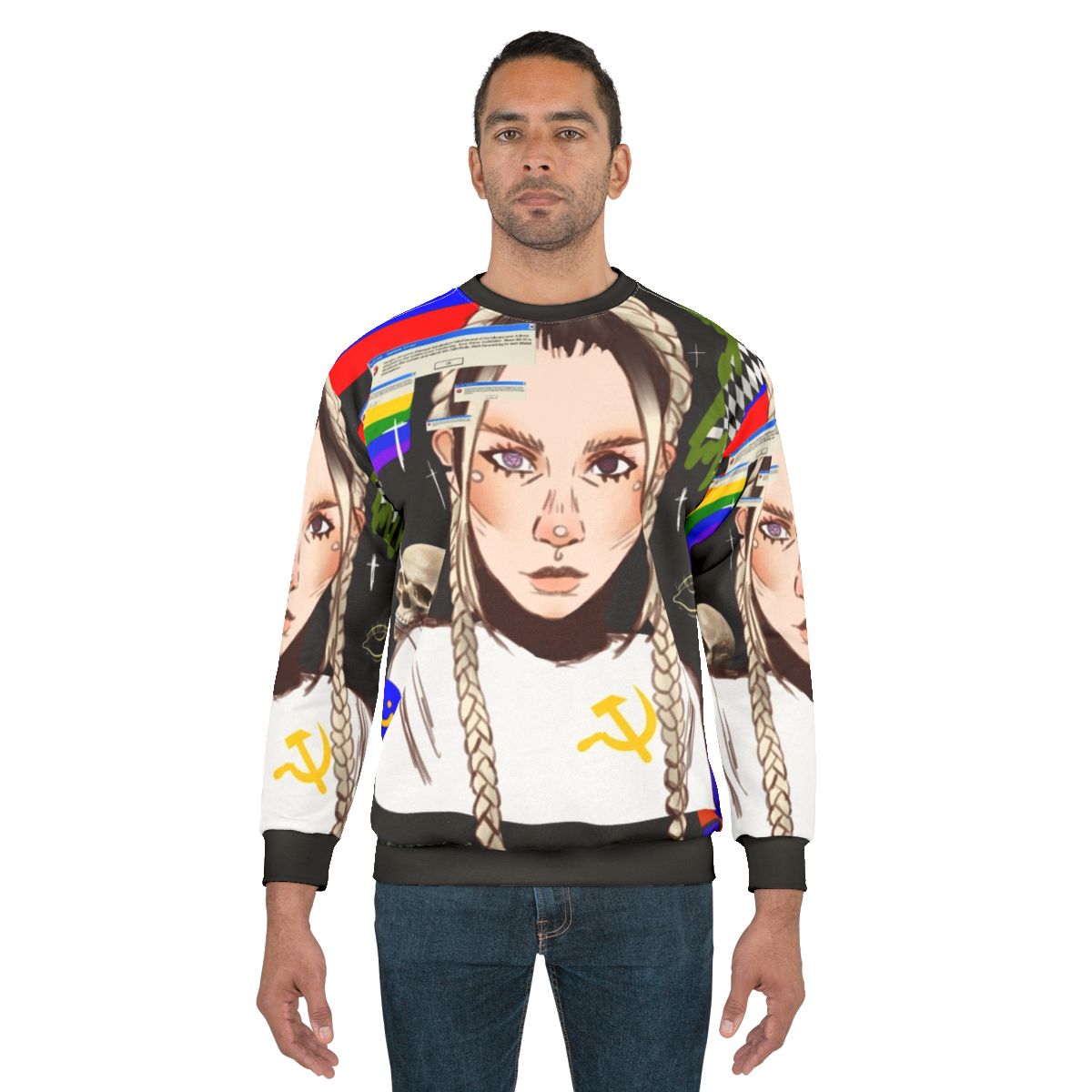 Nastya Kreslina IC3PEAK Communist Sweatshirt