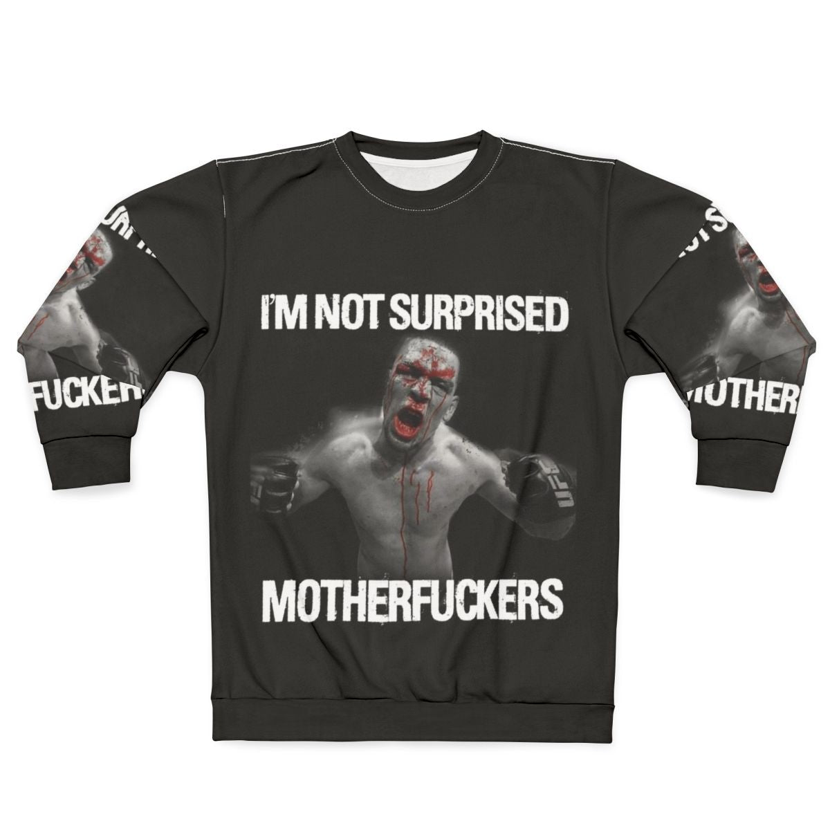 Nate Diaz "Surprise Surprise" UFC Fighter Sweatshirt