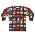 World flag sweatshirt