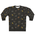 Native Australian bees botanical pattern sweatshirt