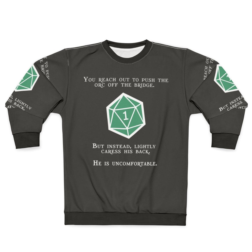 Natural 1 Orc Dungeons and Dragons Sweatshirt