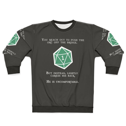 Natural 1 Orc Dungeons and Dragons Sweatshirt