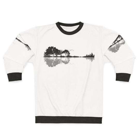 Minimalist Nature Guitar Sweatshirt