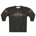 Nature sound wave geometric vibrations sweatshirt