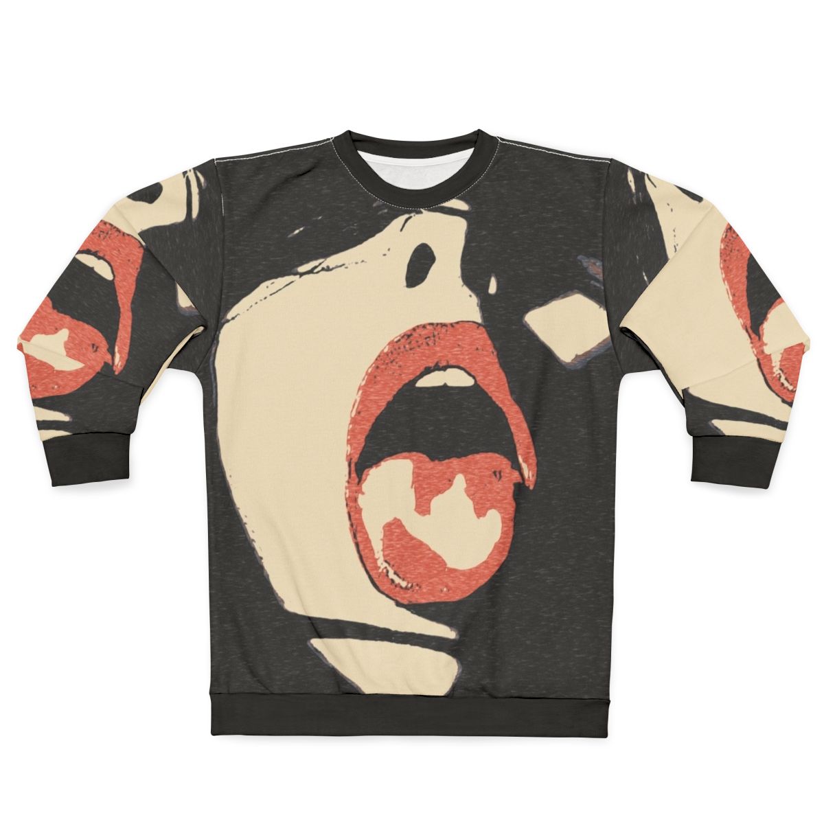 Naughty in the Dark Sweatshirt featuring an erotic art graphic