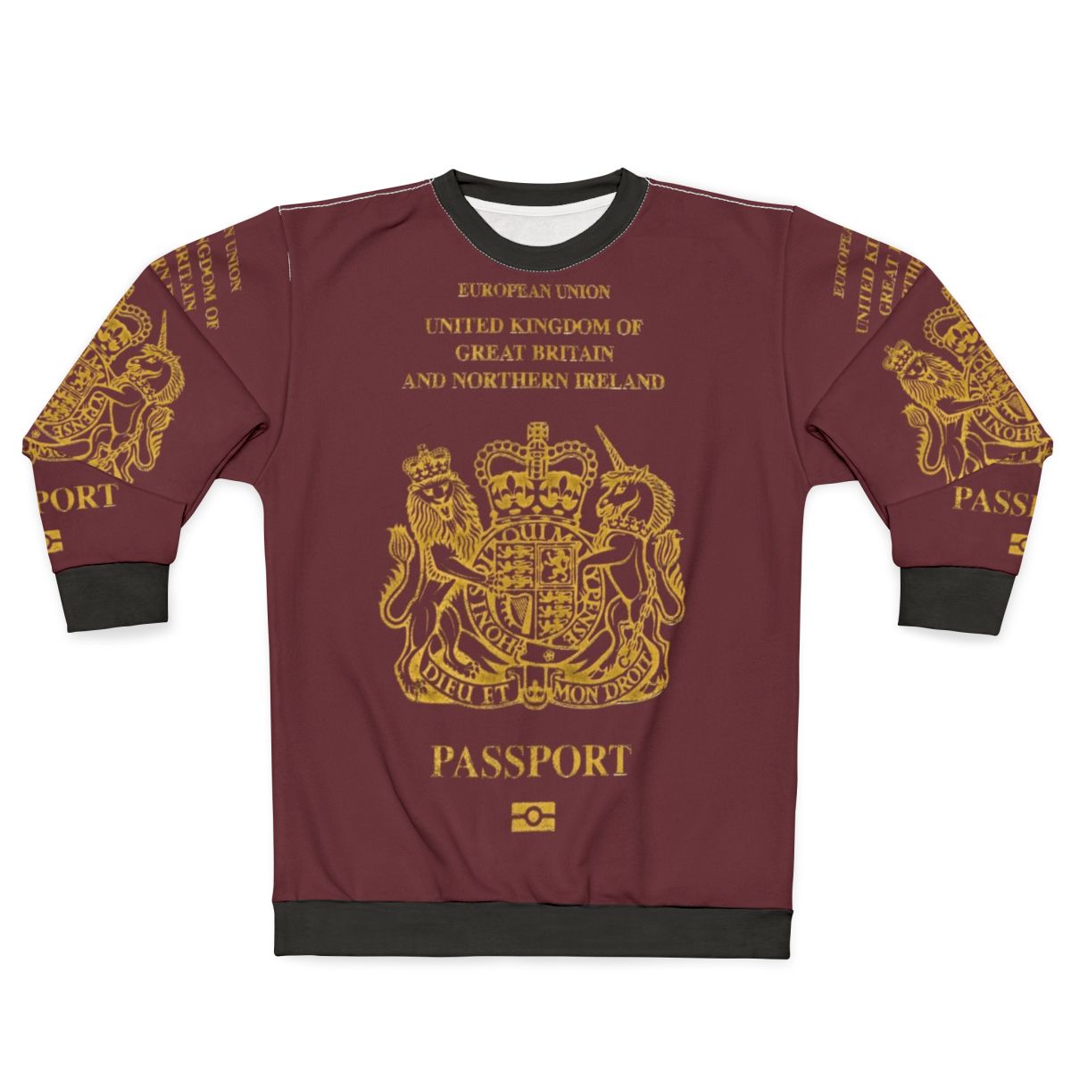 European Union UK Brexit Passport Sweatshirt