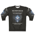 Necromancer Sweatshirt with Dark Fantasy Graphic