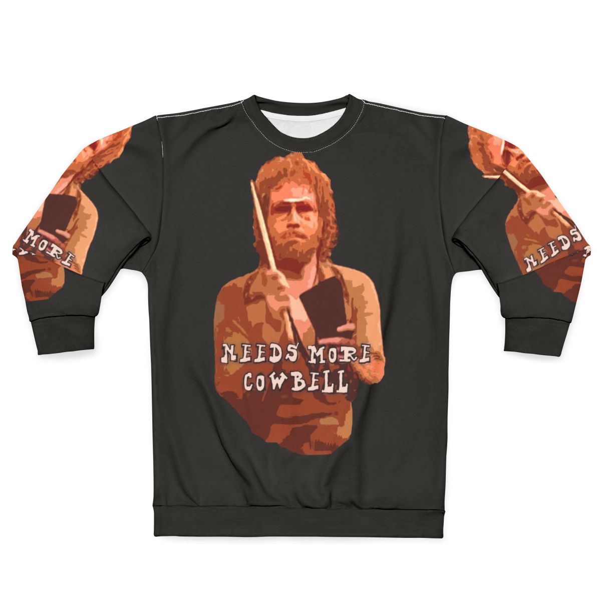 Need More Cowbell Part Deux Sweatshirt featuring Will Ferrell and Christopher Walken from Saturday Night Live
