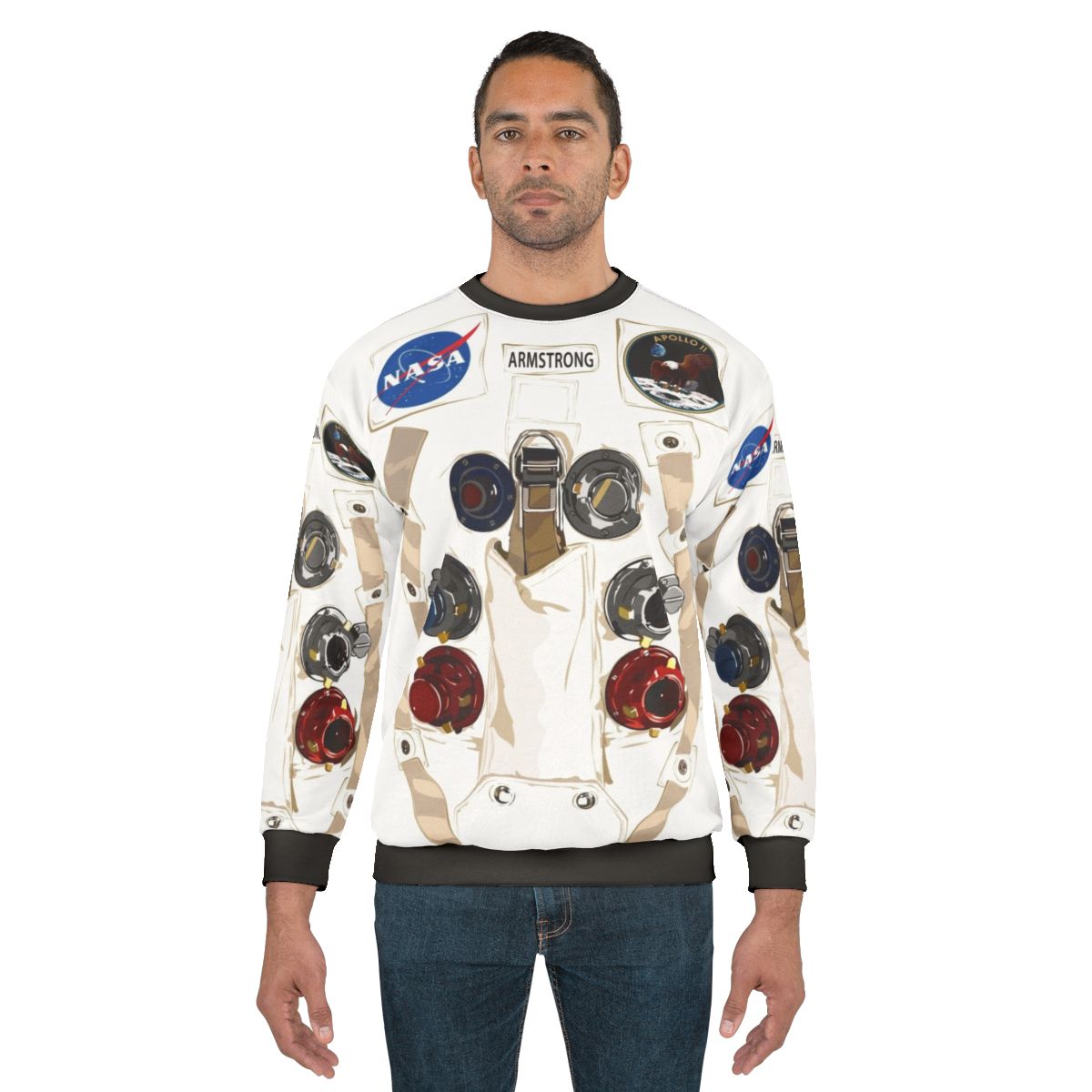 Neil Armstrong NASA Astronaut Spacesuit Sweatshirt