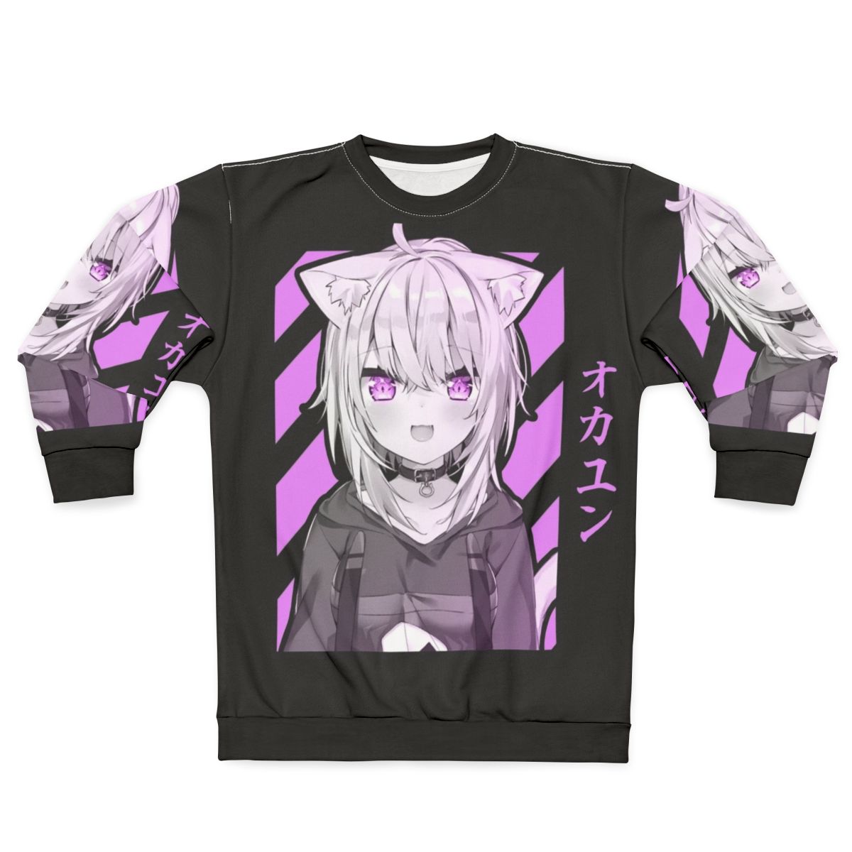 Nekomata Okayu Design Anime Sweatshirt