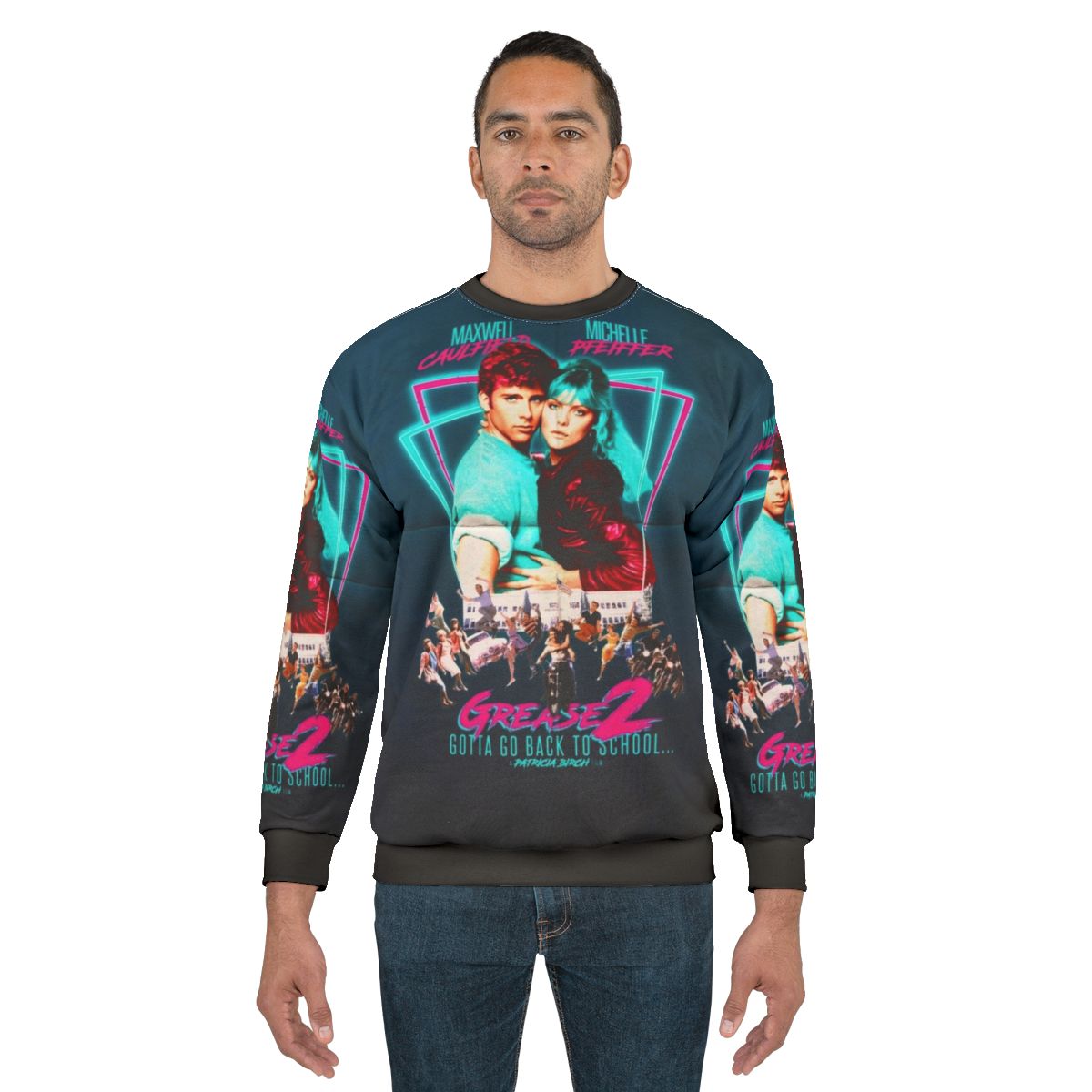 Neon 80s Grease 2 Cult Classic Sweatshirt