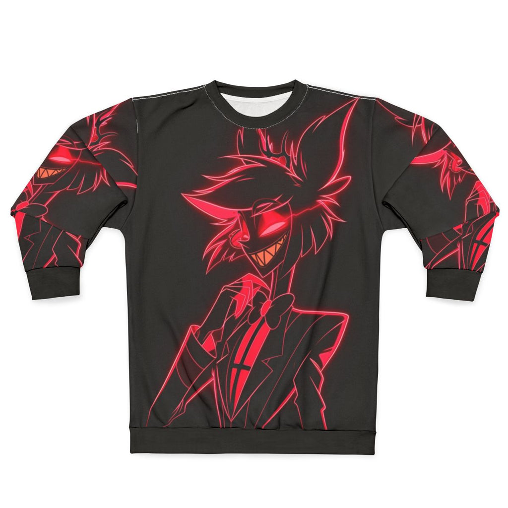 Neon Alastor Sweatshirt - Hazbin Hotel Radio Demon Clothing
