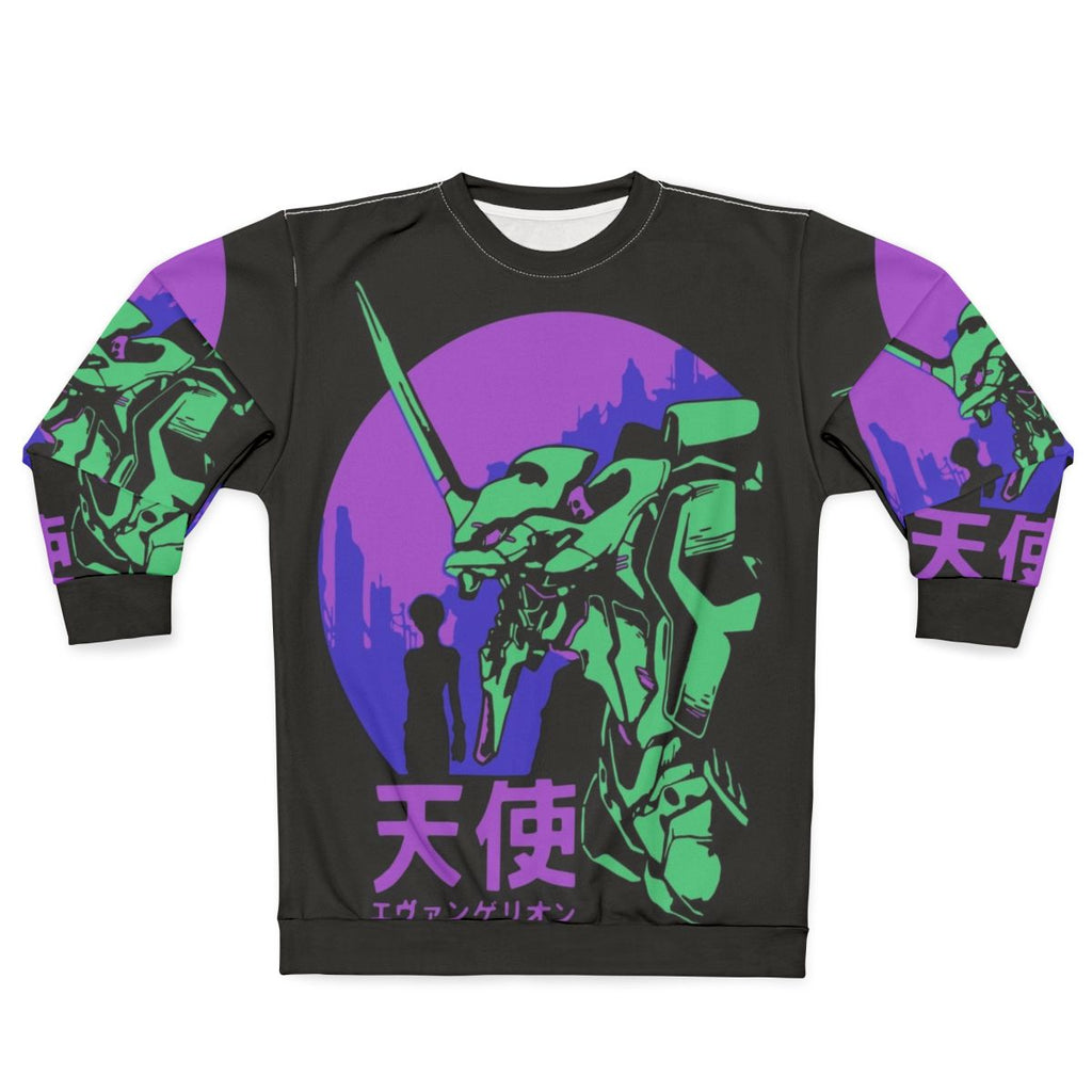 Neon Genesis Evangelion Retro Vintage Sweatshirt
