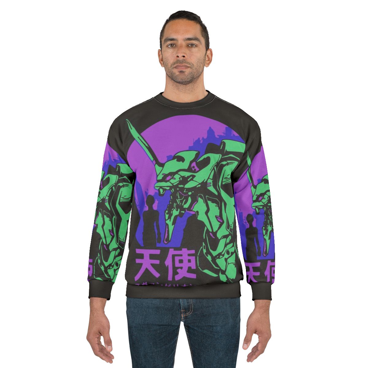 Neon Genesis Evangelion Retro Vintage Sweatshirt