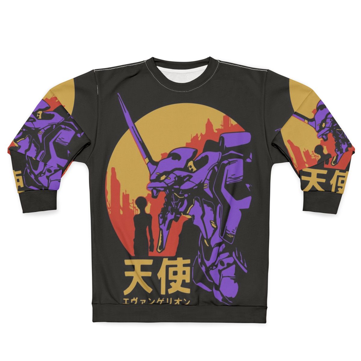 Retro Neon Genesis Evangelion Sweatshirt