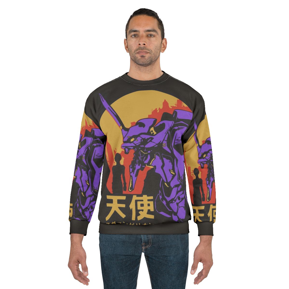 Retro Neon Genesis Evangelion Sweatshirt