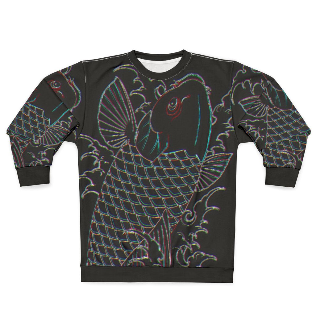 Neon Koi Nishikiyama Tattoo Sweatshirt