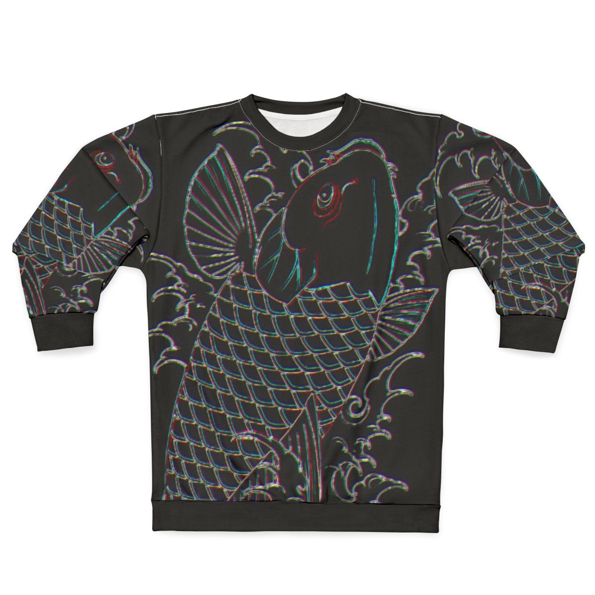 Neon Koi Nishikiyama Tattoo Sweatshirt