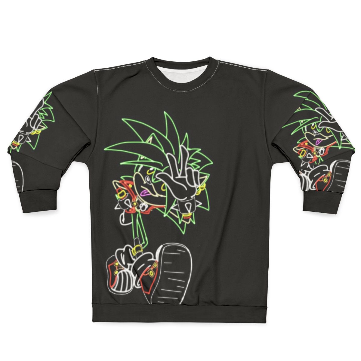 Neon Manic Sonic the Hedgehog Sweatshirt