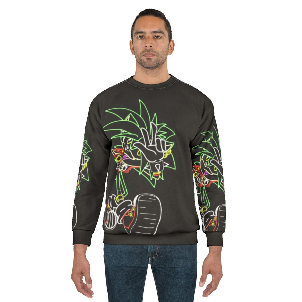 Neon Manic Sonic the Hedgehog Sweatshirt