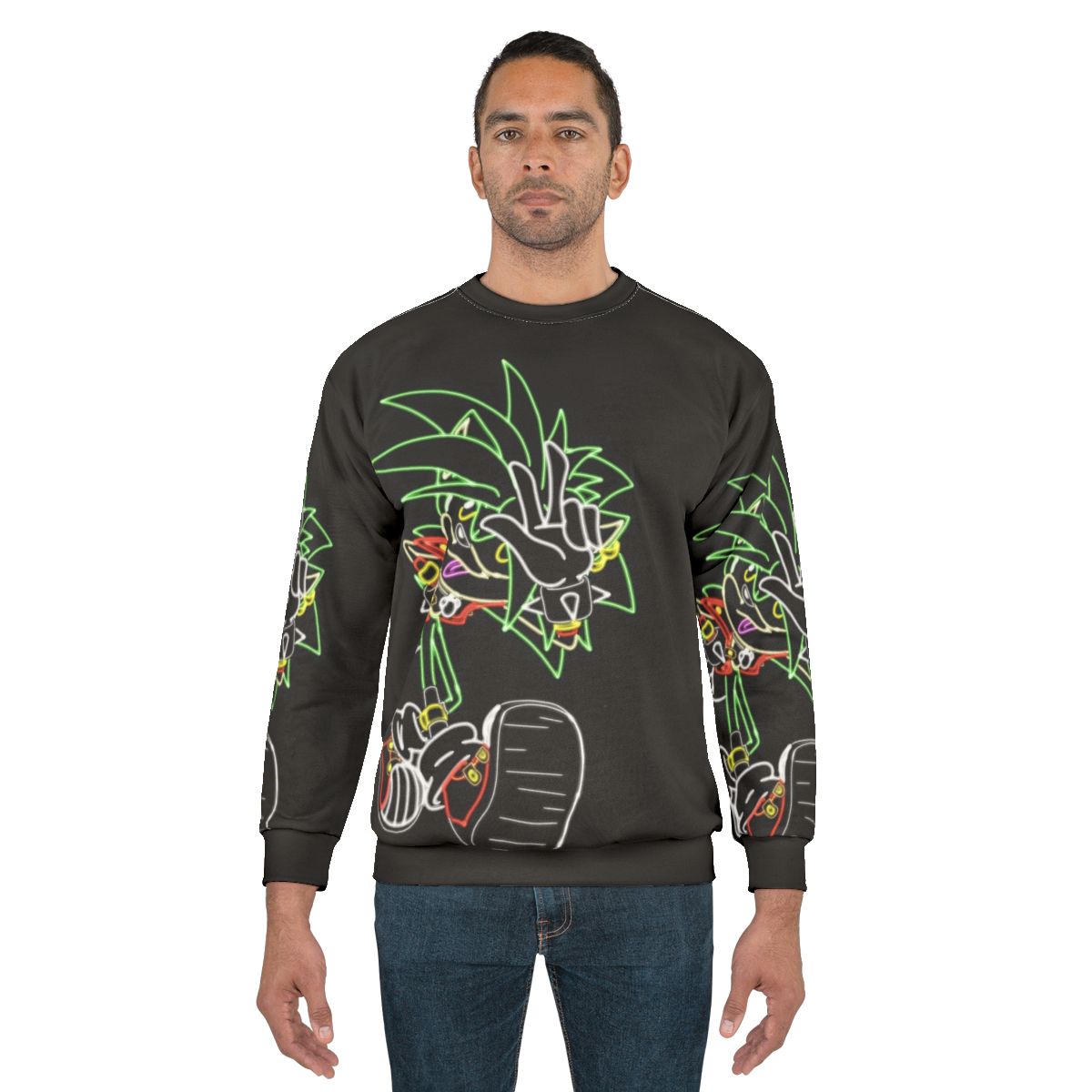 Neon Manic Sonic the Hedgehog Sweatshirt