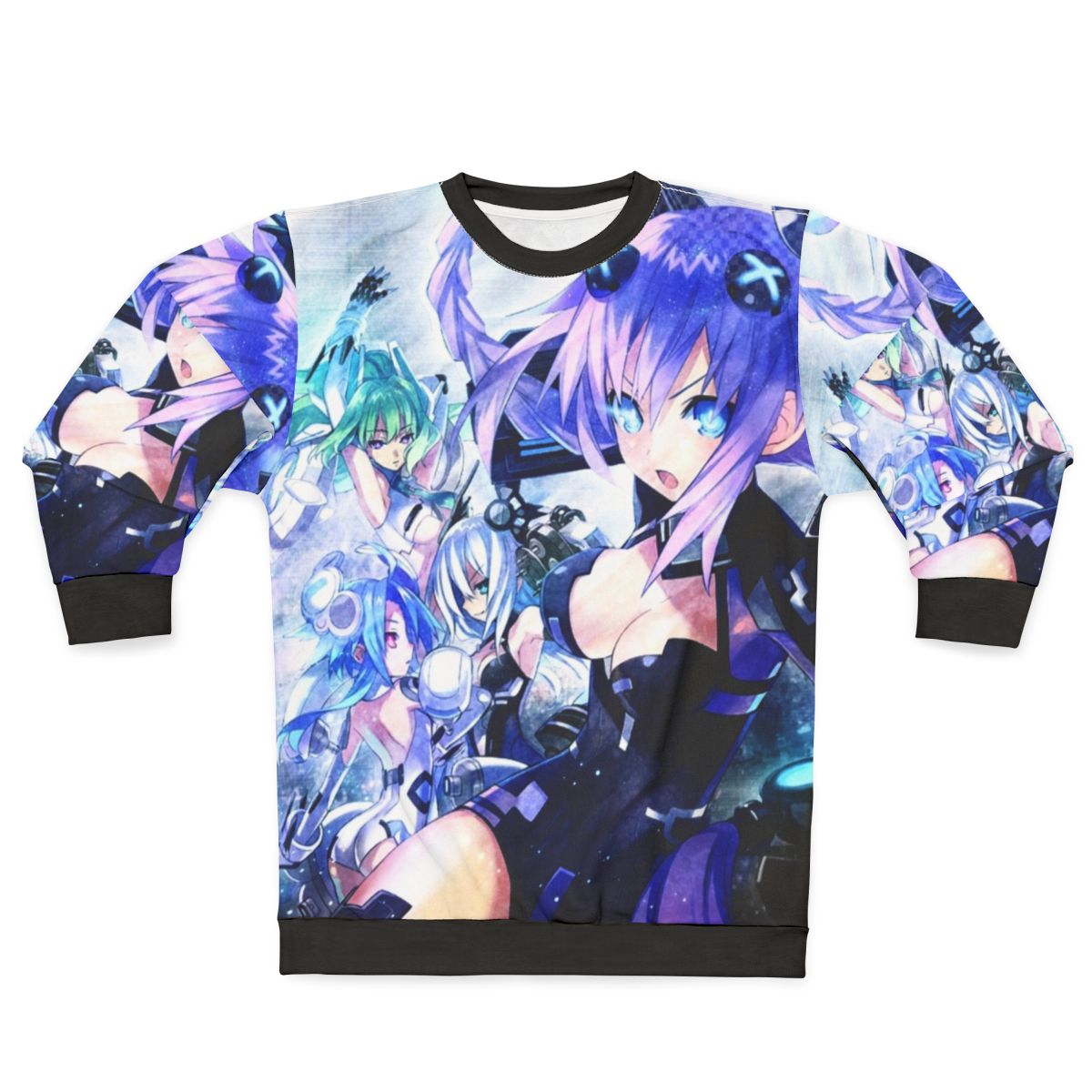 Hyperdimension Neptunia Sweatshirt featuring the character Neptune