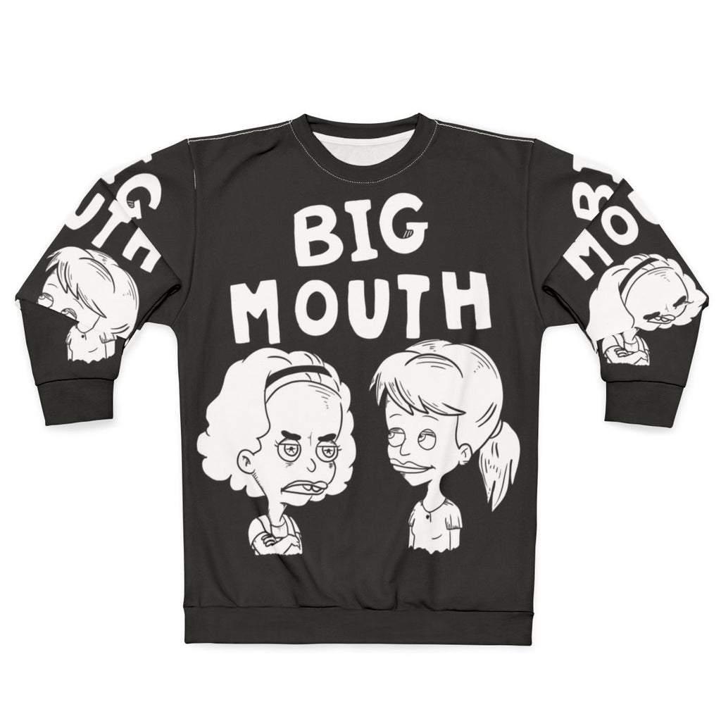 Netflix Big Mouth Sweatshirt Featuring the Cast of the Animated Comedy