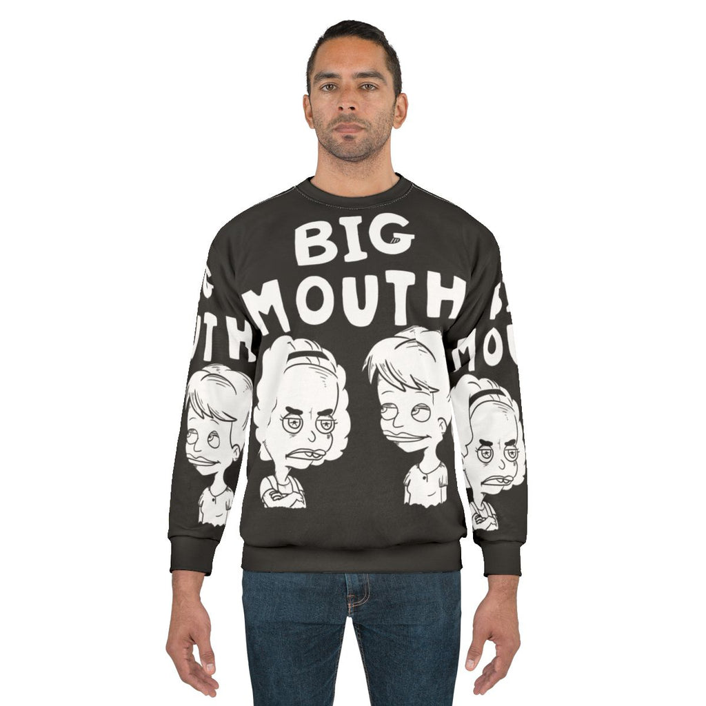 Netflix Big Mouth Sweatshirt Featuring the Cast of the Animated Comedy