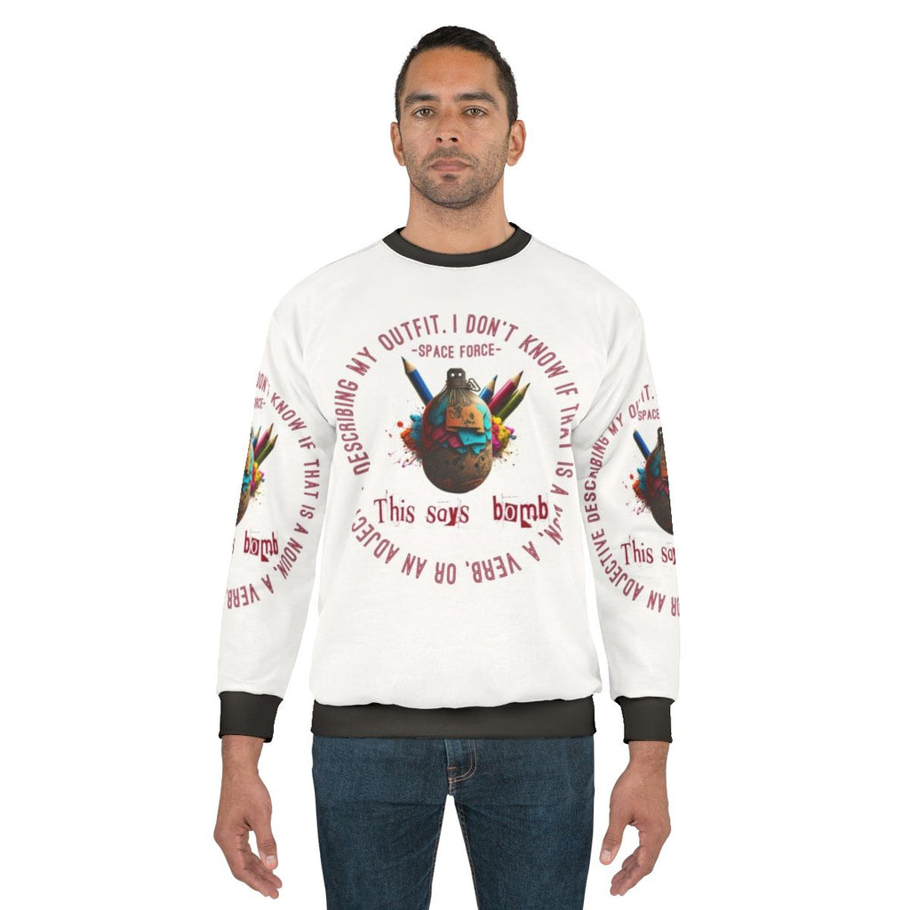 Space Force Netflix TV Show Fan Art Sweatshirt