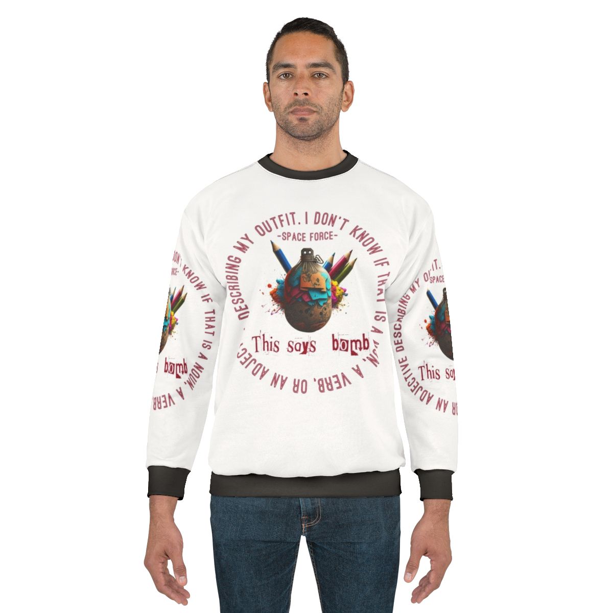 Space Force Netflix TV Show Fan Art Sweatshirt