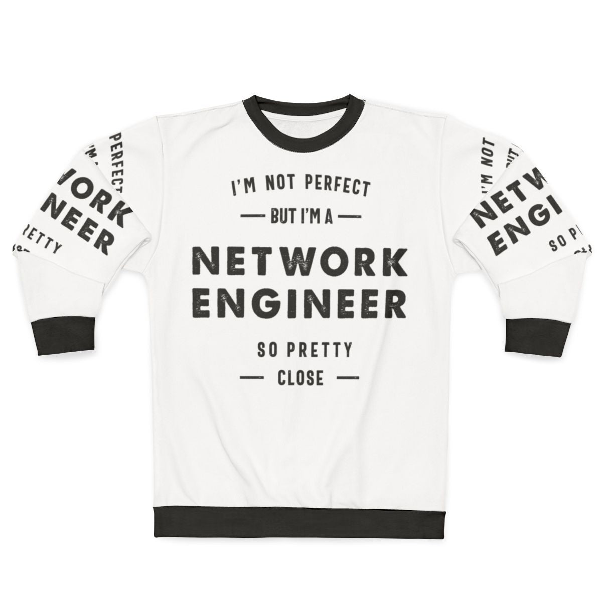Network Engineer Sweatshirt with Graphic Design
