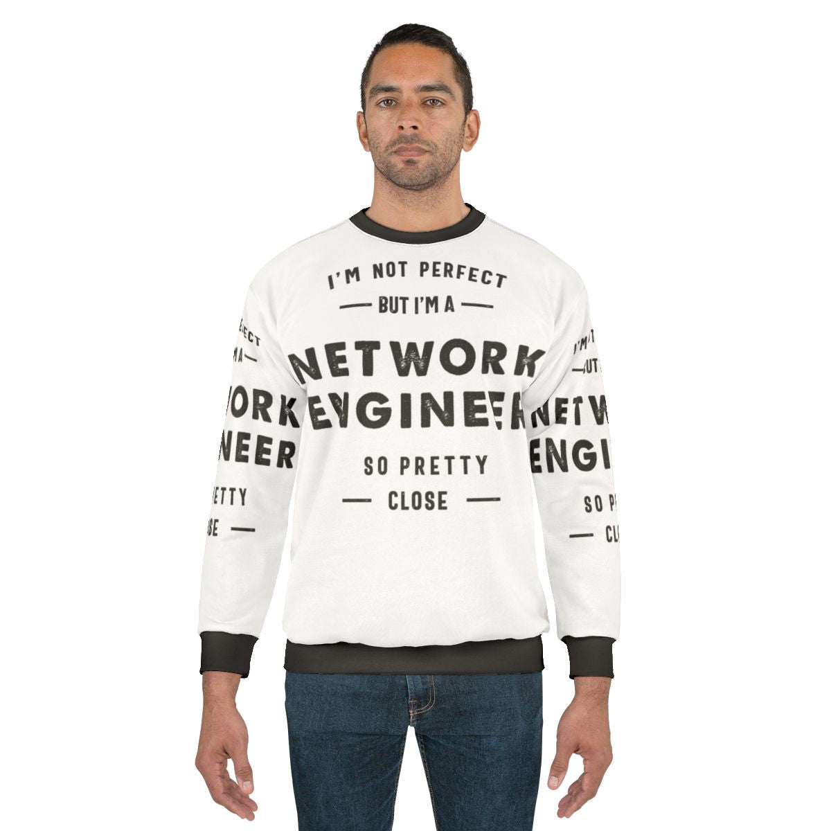 Network Engineer Sweatshirt with Graphic Design