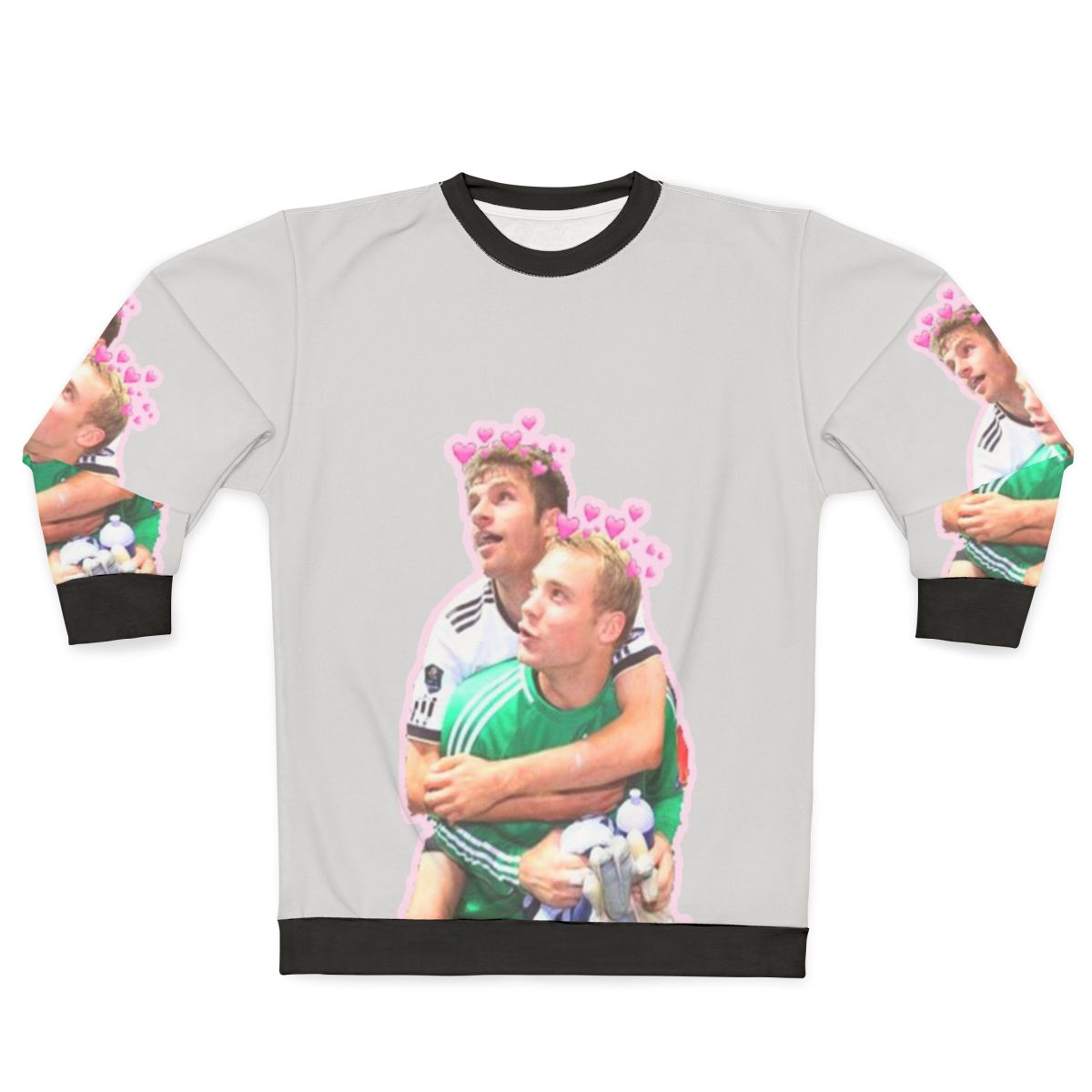 German football sweatshirt featuring Neuer and Muller