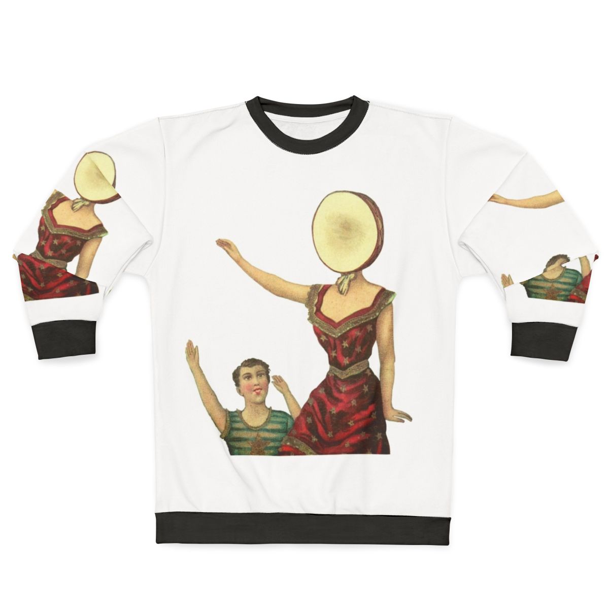 Neutral Milk Hotel inspired indie rock sweatshirt