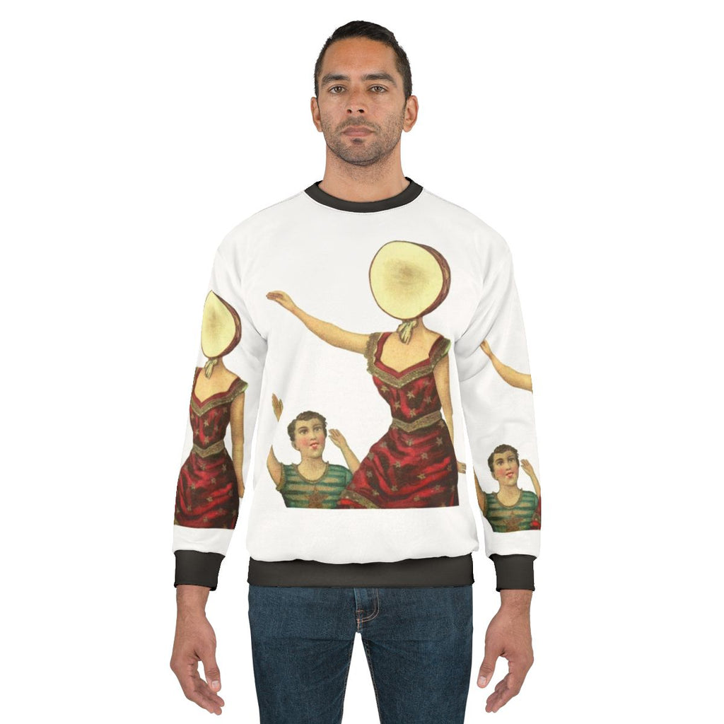 Neutral Milk Hotel inspired indie rock sweatshirt