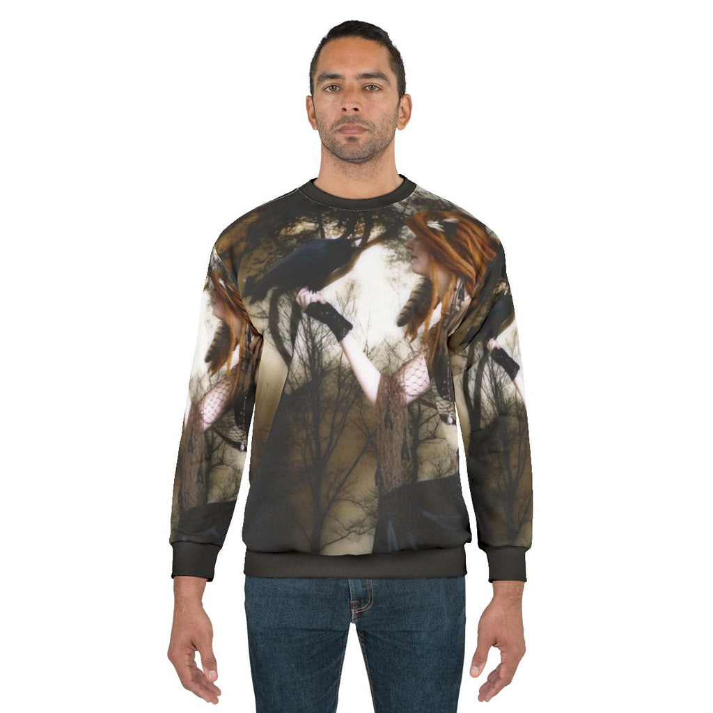 Nevermore Gothic Sweatshirt featuring a raven design